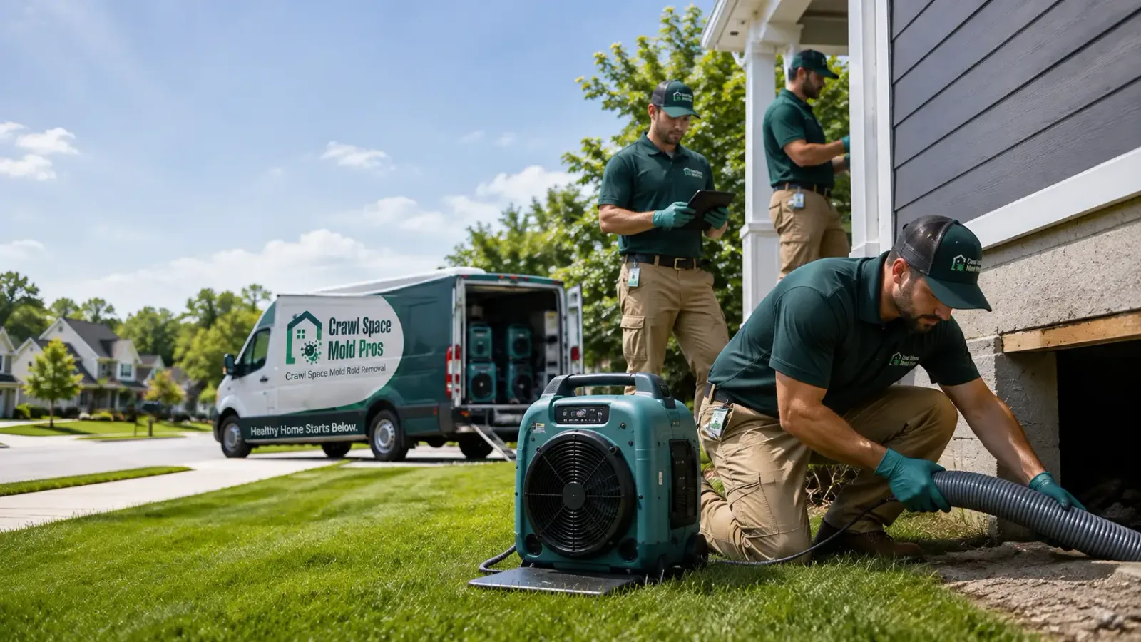 Crawl Space Mold Removal in Gipsy, PA